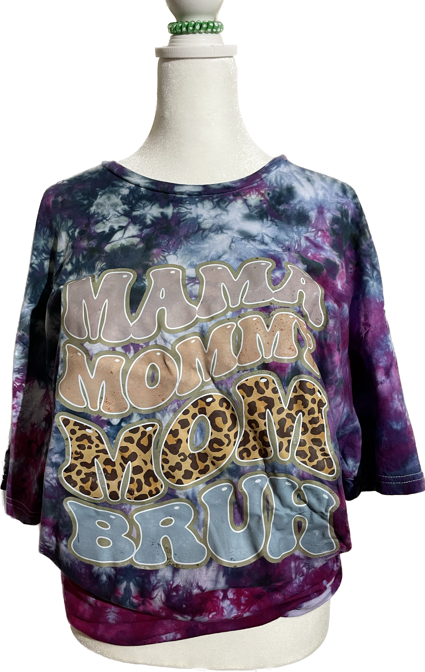 Size 2X-Large mama mommy mom bruh short sleeve T-shirt
