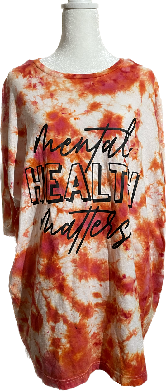 Size 3X-Large Mental health matters short sleeve t-shirt