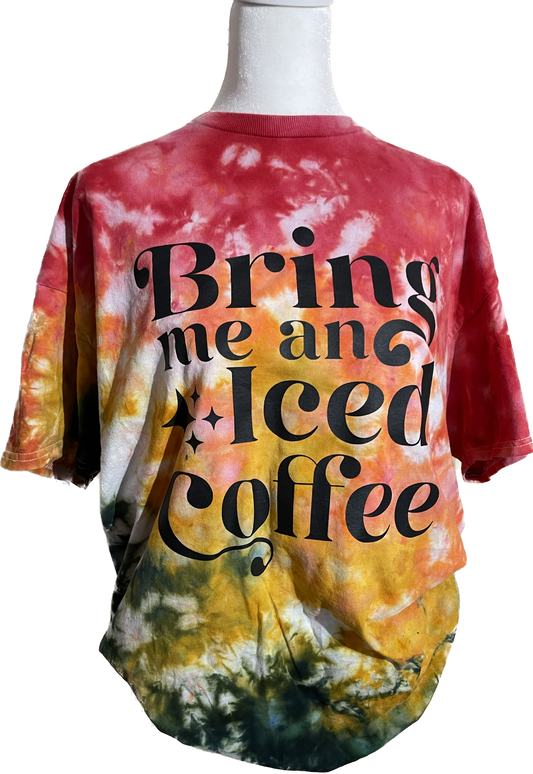 X-Large bring me an iced coffee